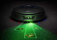 ИИ-камере помогает зеленая светодиодная подсветка, которую мы уже видели в пылесосах Dyson (Источник изображения: Dyson)