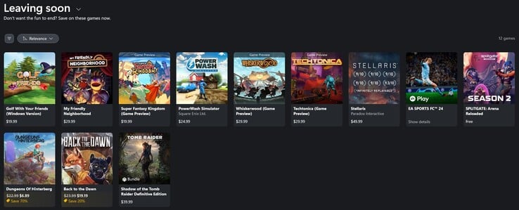 Игры, которые будут удалены из Xbox Game Pass в июле 2026 года.