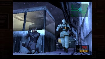 На изображении: скриншот игрового процесса из игры METAL GEAR SOLID — версия Master Collection.