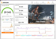 Fire Strike (питание от сети, режим дискретной видеокарты, Extreme Performance)