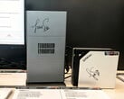 GMKtec EVO-X3 демонстрируется рядом с EVO-X2 на мероприятии AMD AI Developer Day 2026