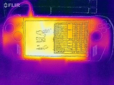 Испытание на прочность при воздействии температуры поверхности (спереди)