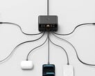 Семь устройств могут питаться одновременно через USB-C или USB-A с общей максимальной мощностью 350 Вт.