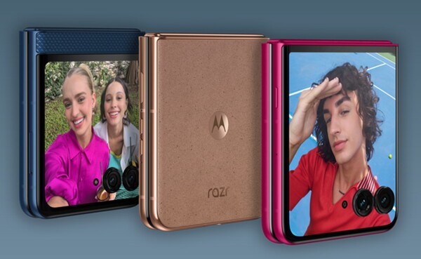 Motorola Razr+ 2025 будет доступен в трех цветах. (Источник изображения: Motorola)