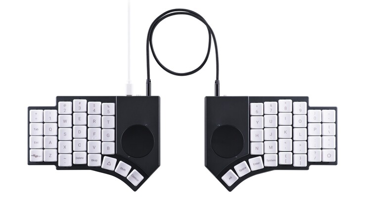 MoErgo Go60 раздельная беспроводная механическая клавиатура проводной режим