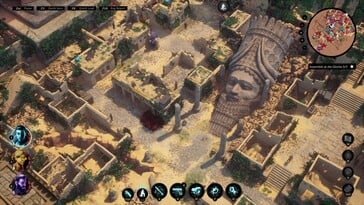 На изображении: скриншот игрового процесса из игры «Sumerian Six».