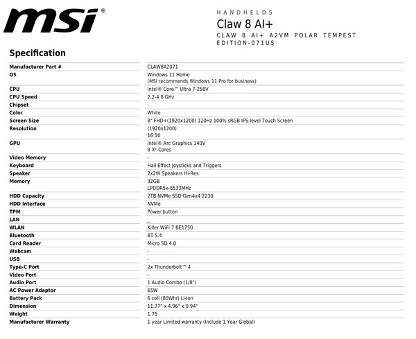 (Источник изображения: MSI)