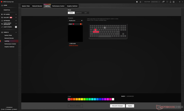 Настройки RGB-подсветки клавиатуры (индивидуальная)