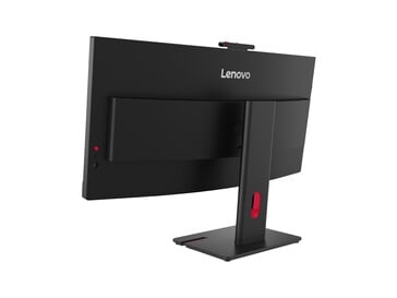 Вид сзади монитора Lenovo ThinkVision T34WD.