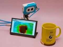 Тепловой вид горячей кружки (Источник изображения: Adafruit)