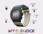 Сервис Casio "My G-Shock" позволяет пользователям настраивать безель, ремешок и даже светодиодную подсветку. (Источник изображения: Casio)