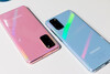 Galaxy S20 в расцветке Cloud Pink и Cloud Blue