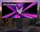 LG UltraGear OLED 34GX900A поставляется с относительно толстой регулируемой подставкой. (Источник изображения: LG)