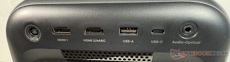 Разъемы на Nebula X1, включая HDMI 2.1