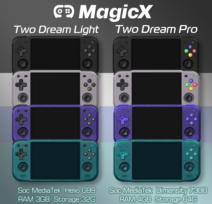 Технические характеристики Two Dream Light и Two Dream Pro.