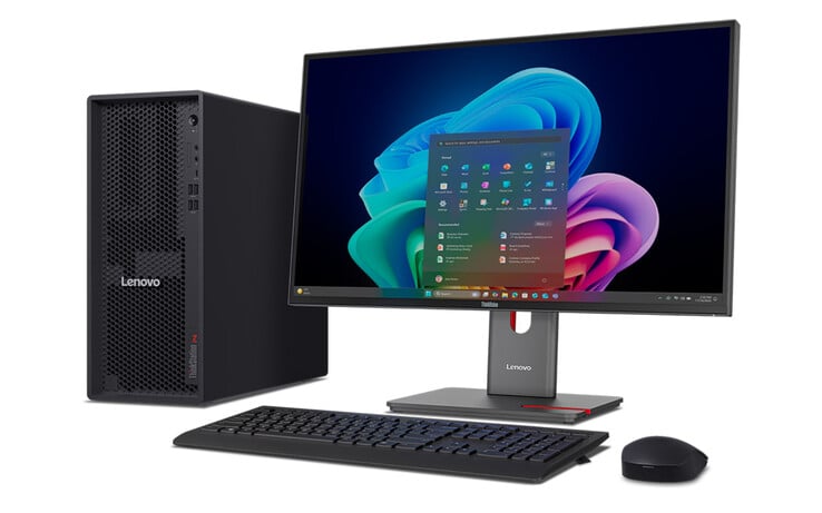 ThinkStation P4 использует жидкостное охлаждение и блок питания мощностью до 1 100 Вт.