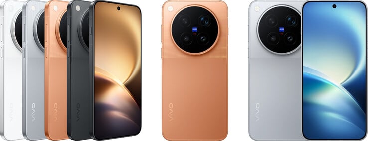 Варианты дизайна и цветовая гамма серии Vivo X500 Pro
