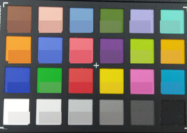 ColorChecker Passport: исходный оттенок в нижней части каждого блока