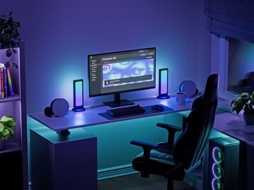 Nanoleaf Pegboard Desk Dock Dock с боковой лампой (Источник изображения: Nanoleaf PR)