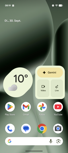 Pixel UI: Домашний экран