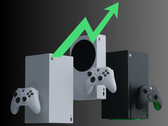 Рост продаж консолей Xbox в апреле 2025 года (Источник изображения: Microsoft Gaming с правками)