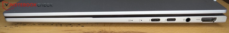 Справа: 2 x Thunderbolt 4, разъем для гарнитуры, HDMI