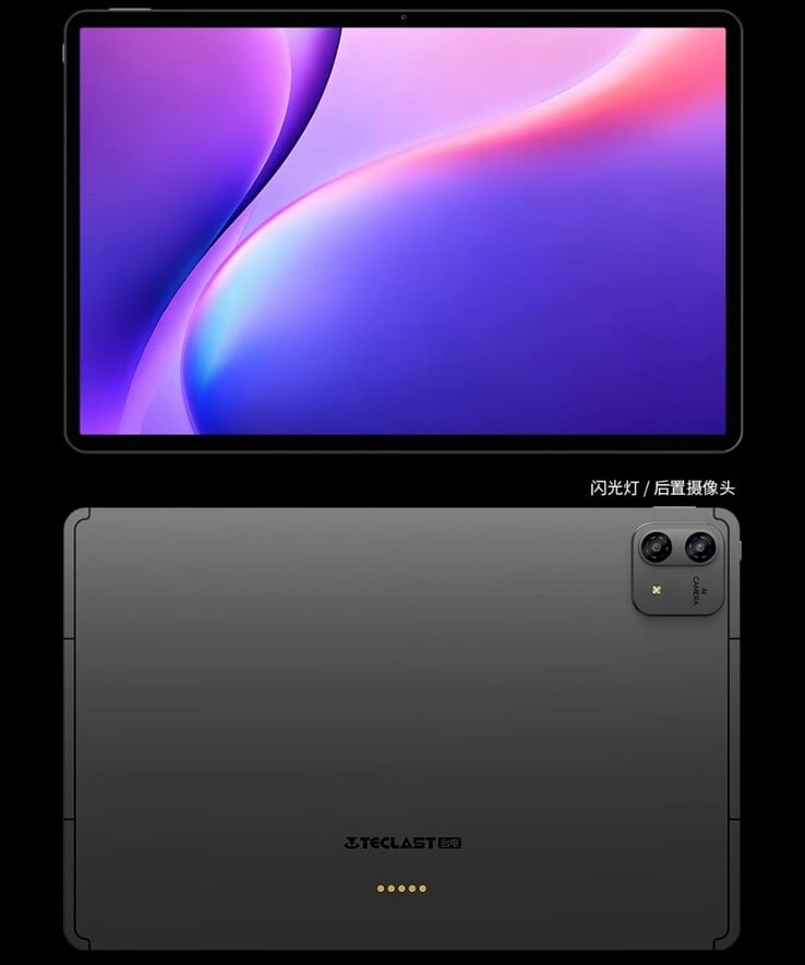 Планшет Teclast T70 Pro отличается минималистичным дизайном без лишних деталей.