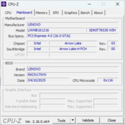 Материнская плата CPU-Z