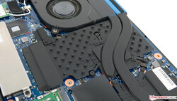 Часть системы охлаждения NVIDIA GeForce GTX 1660 Ti