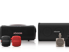 Линейка портативных колонок LG Xboom 2026. Слева вверху: Xboom Stage 501, вверху справа: Xboom Blast, внизу справа: Xboom Mini, внизу слева: Xboom Rock. (Источник изображения: LG)