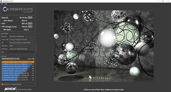 Cinebench R15, питание от батареи