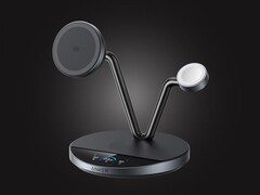 Беспроводная зарядная станция 3-в-1 MagGo AirCool от Anker (на фото) может появиться в сентябре 2025 года. (Источник изображения: Wireless Power Consortium)