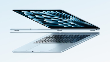 Apple MacBook Air M4 в цвете Sky Blue. (Источник изображения: Apple)