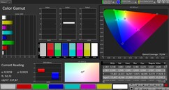 CalMAN DCI P3 color space – Натуральный