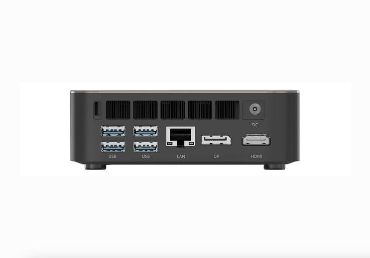 Мини-ПК Links LC7530 оснащён обширным набором портов, в том числе шестью портами USB 3.2 Type-A.