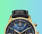 Новый гоночный хронограф Citizen сочетает синий циферблат с корпусом золотистого оттенка.