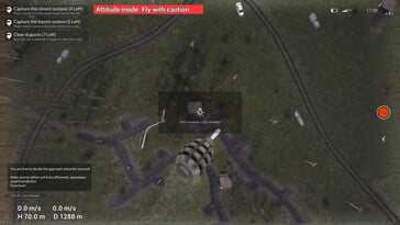 На снимке: скриншот игрового процесса из игры «Drone Perspective».