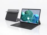 В настоящее время S13 Neo доступен на AliExpress по цене 576 долларов. На фотографии: рекламное изображение, демонстрирующее переднюю и заднюю часть трансформируемого устройства с присоединенной магнитной клавиатурой.