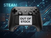 Контроллер Steam показан с надписью "Нет в наличии"