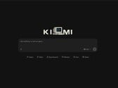 Главный экран веб-интерфейса Kimi с полем ввода и логотипом K3