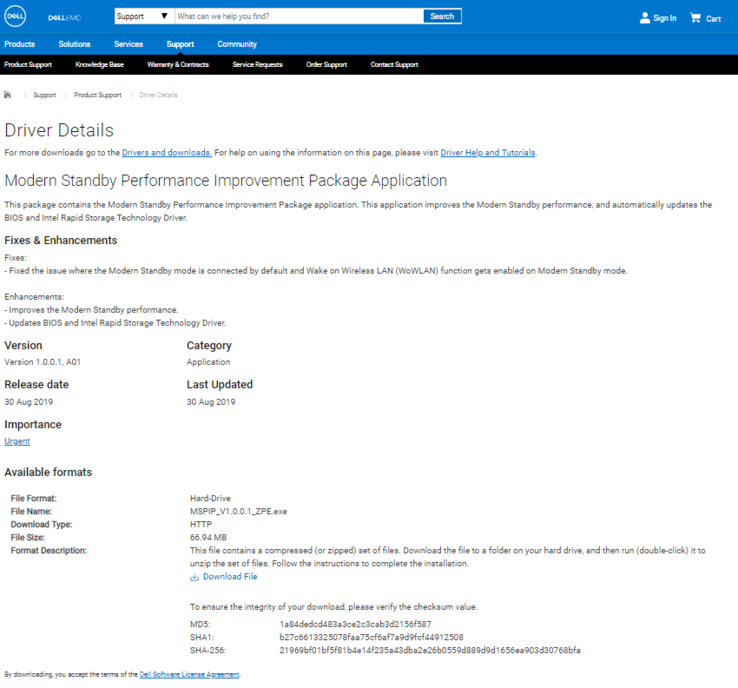 (Изображение: Dell Support)