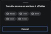Новая функция одноразового таймера для приложения Shelly Smart Control. (Источник изображения: Приложение Shelly)