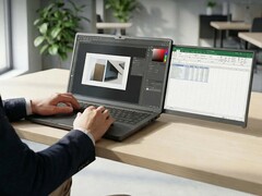 SpectraSlideOut - дополнительный дисплей для MacBook с довольно необычным форм-фактором