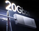 Версия корпуса для SSD с пропускной способностью 10 Гбит/с стоит $29.99. На изображении: рекламное фото, подчеркивающее скорость передачи данных 20 Гбит/с у другой модели.