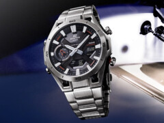 Часы Edifice Sopsensione ECB-2300D от Casio (на фото) могут выйти на рынок в ближайшее время. (Источник изображения: Ersa Watch, отредактировано)
