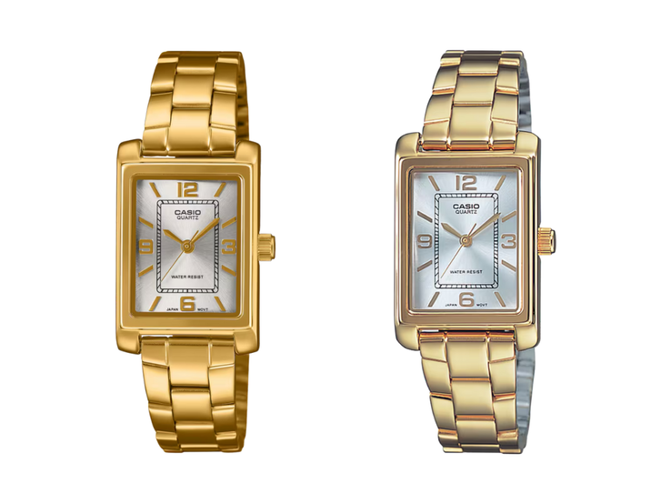 Новый Casio LTP-1234PGC-7A (слева) и старый LTP-1234PG-7A (справа). Источник изображения: Casio, отредактировано)