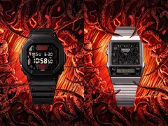 Новые часы Casio &quot;Stranger Things&quot; (на фото) появились в розничной продаже в Европе. (Источник изображения: Casio, отредактировано)