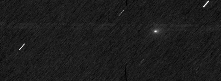Изображение, показывающее комету 3I/ATLAS с Марса. (Источник изображения: ESA)