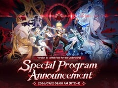 Рекламная иллюстрация специальной программы версии 7.1 игры «Genshin Impact».