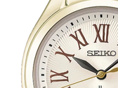 Новая модель Seiko HEA006J оснащена циферблатом с римскими цифрами.